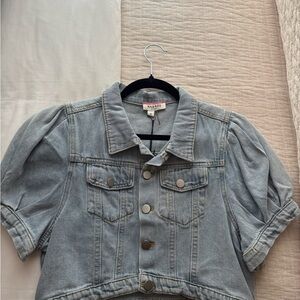 Andree copped Denim Jacket - Blue NWT